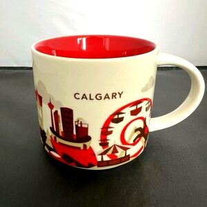 Starbucks Canada Calgary You are Here Coffee Global City Mug 14Oz Cup Travel